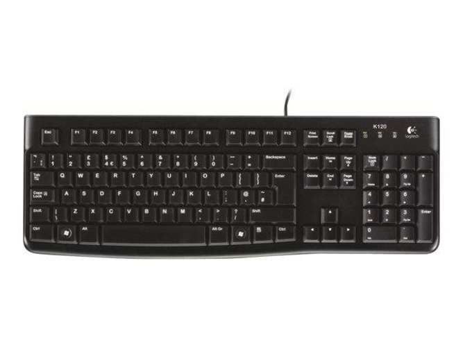 Logitech teclado K120 USB espanol silencioso/antid