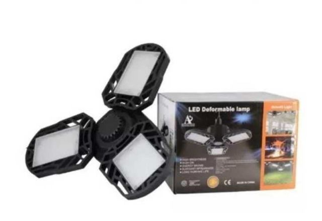 Foco Solar Emergencias Recargable Triple Foco Adap