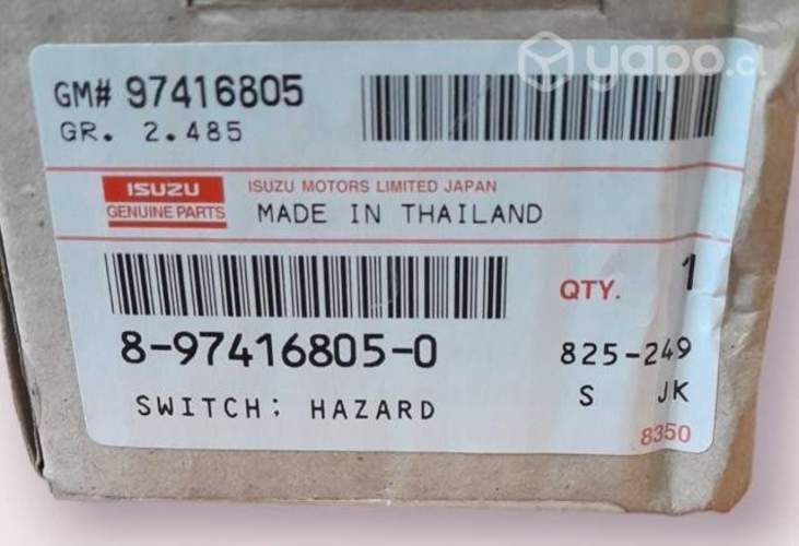 Interruptor luces hazard isuzu dmax 2.5, 4wd