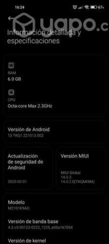Xiaomi mi 11 lite 4G conversable