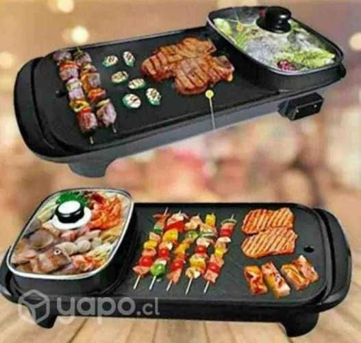 Parrila más olla cuadrada