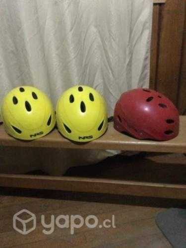 Cascos rafting o deporte acuatico