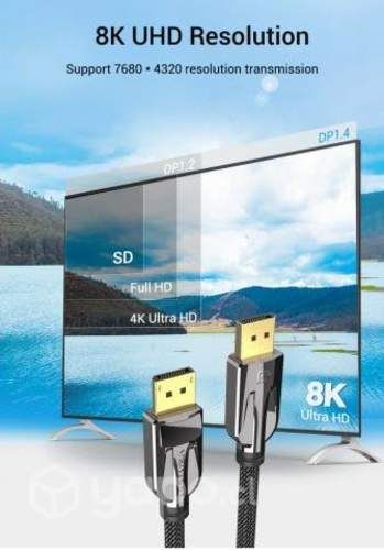 Cable DisplayPort. 1.5 metros. Versión 1.4