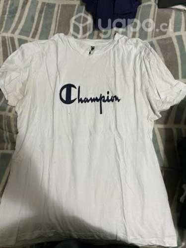 Polera blanca CHAMPION original L