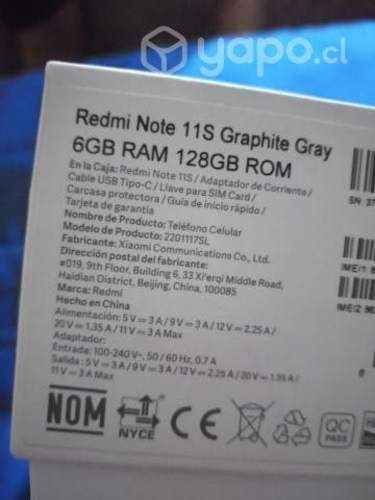 Celular xiaomi redmi 11s