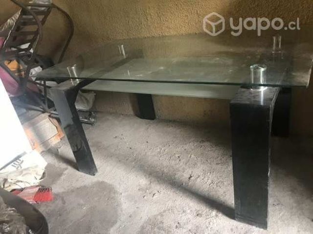 Comedor mesa de vidrio