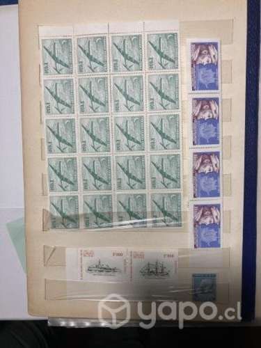 Estampillas Chilenas Antiguas