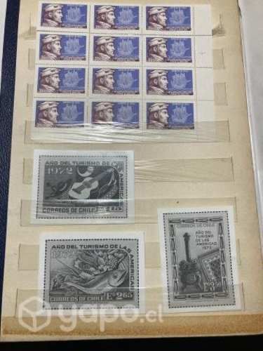 Estampillas Chilenas Antiguas