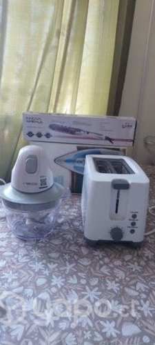 Tostadora, picador,plancha,ondulador