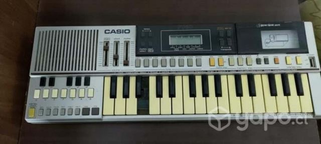 Teclado Casio vintage PT50 cargador original