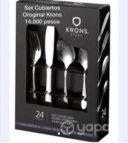 Set de cubiertos acero inoxidable KRONS