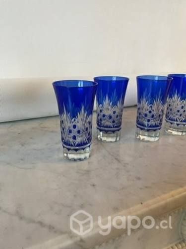 6 Vasos de cristal