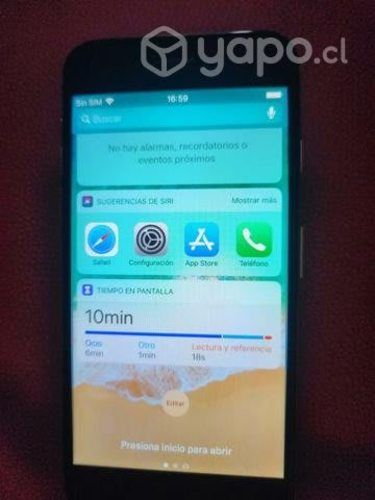 Excelente estado ihpone6 plus sin cargador