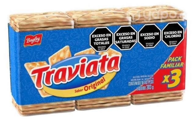 Galleta triviata por 3