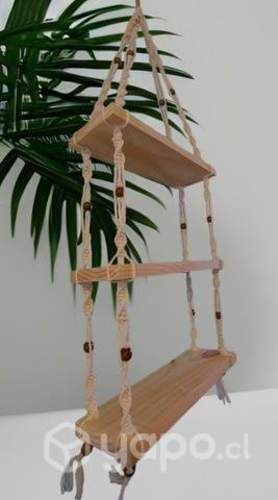 Repisa macramé hecha 100% a mano