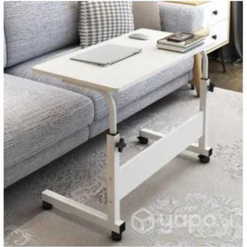 Mesa Notebook Computador Ajustable Con Ruedas Blan