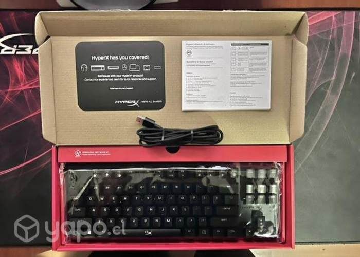 Teclado Hyperx Alloy core Y mouse Glorious Model o