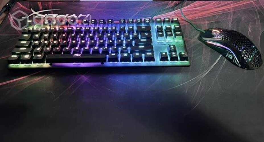 Teclado Hyperx Alloy core Y mouse Glorious Model o