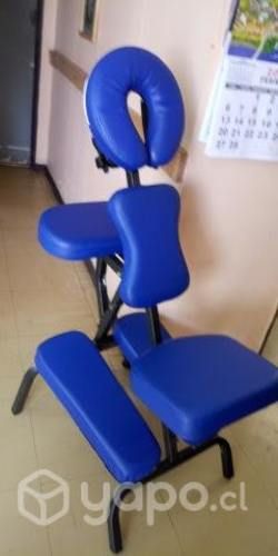 Camilla y silla para masajes