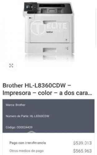 Impresora laser a color