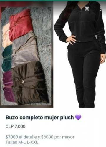 Bellos conjunto de plush mujer