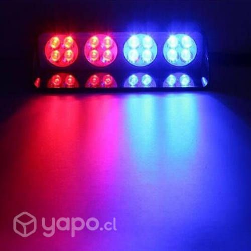 Baliza Led Strobo 24 Led Luz Rojo-azul