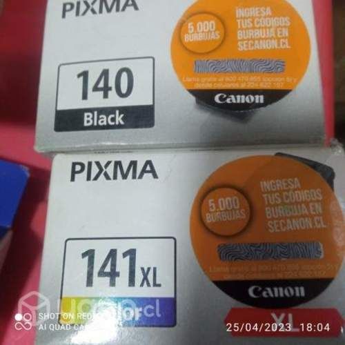 Packs de tintas canon 140 y 141xl originales