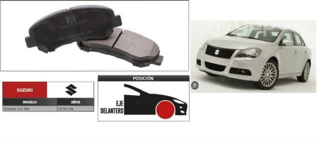 Pastilla de freno ceramica para suzuki