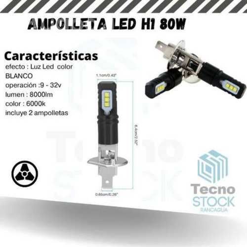 X2 ampolleta led h1