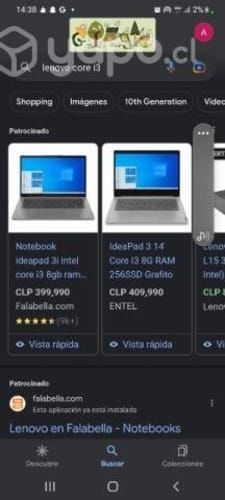 Notebook lenovo intercore i3