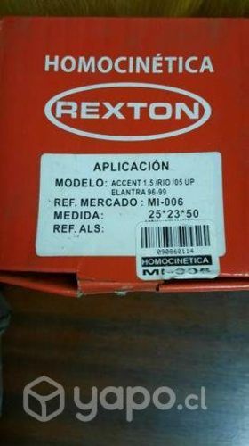 Homocineticas Hyundai Disponibles Accent Río 05