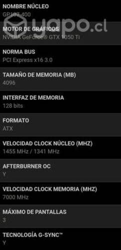 targeta de vídeo gtx