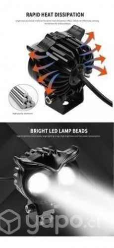 Foco Led Neblinero 50w Bicolor Auto Moto Búho Tipo