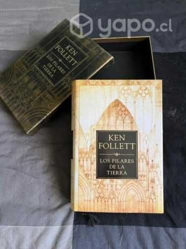 Los pilares de la tierra tapa dura en caja