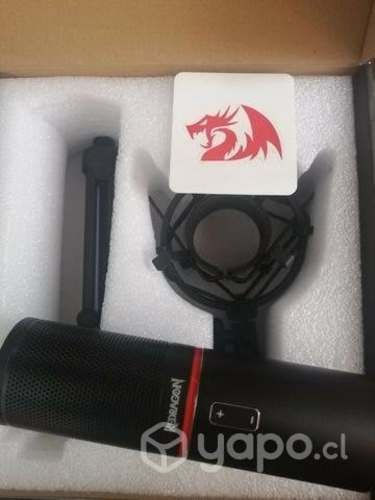 Micrófono Redragon Blazar Gm300 + Atril + Antipop