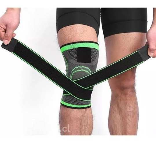 Rodillera Compresión con Venda de Doble Fijación