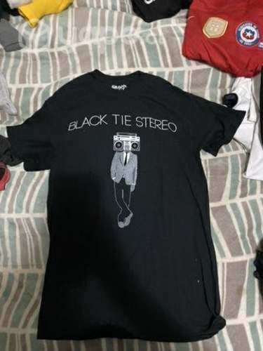 Polera Negra Black The Stereo M