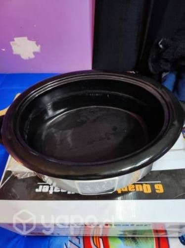 Olla con piedras termales