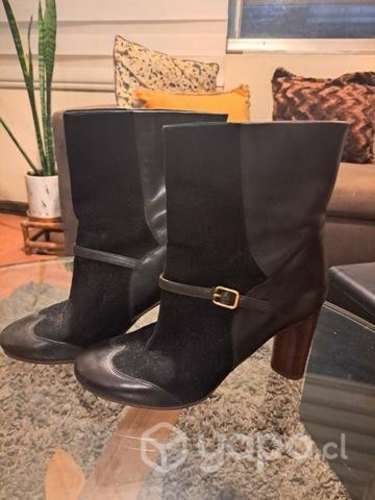 Botas cuero café talla 37.5