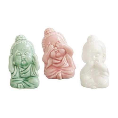 Set 3 Budas sabios trio ciego sordo mudo