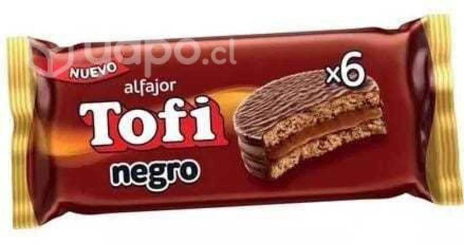 Alfajor tofi 6 unidades