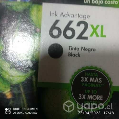 Packs de tintas hp 662xl originales