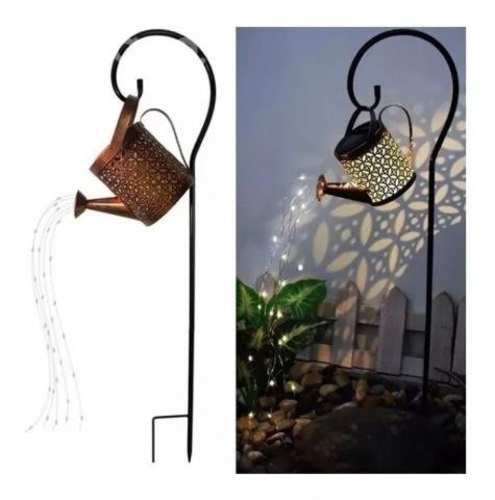 Regadera Solar Led Hadas Jardin Decorativa Imperme