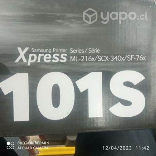 Toner Samsung 101s black original de alta