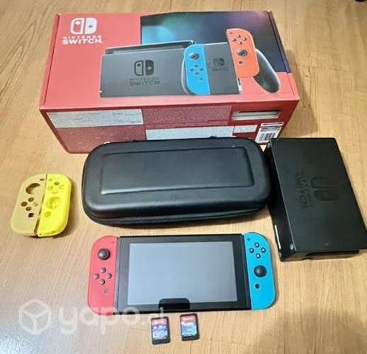 NINTENDO SWITCH más accesorios y juegos