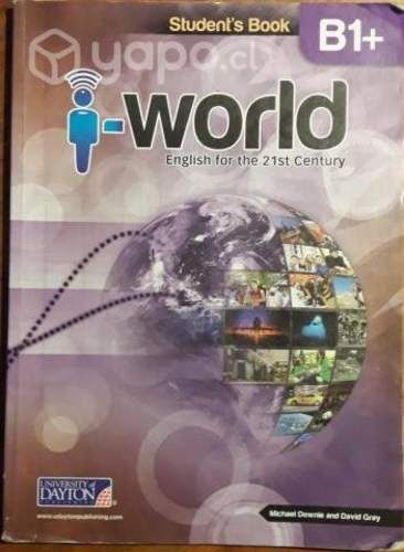 Libro escolar inglés i-world B1+ usado U. Dayton