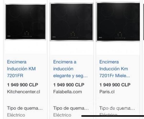 Encimera Miele Inducción KM 7201 FR NUEVA