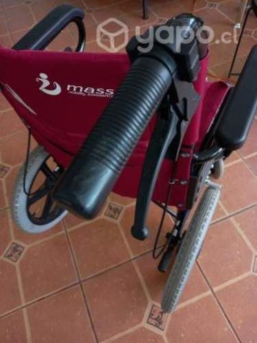 Silla de ruedas geriatrica