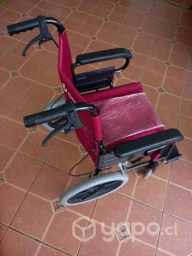 Silla de ruedas geriatrica