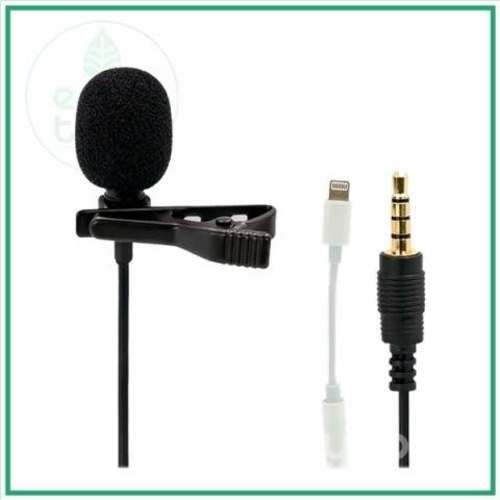 Microfono de solapa + adaptador iphone